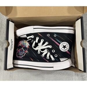 NEW Converse Chuck Taylor All Star Shoes A07265F Sneakers Skull Black M4 W6